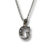 Authentic Vintage 925 Silver Letter G Pendant Charm – Available in Totnes, Devon