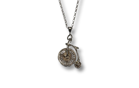 Authentic Vintage 925 Silver Penny Farthing Pendant Charm – Available in Totnes, Devon