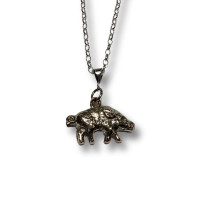Authentic Vintage 925 Silver Wild Boar Pendant Charm – Available in Totnes, Devon
