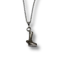 Authentic Vintage 925 Silver Cowboy Boot Pendant Charm – Available in Totnes, Devon