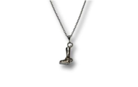 Authentic Vintage 925 Silver Cowboy Boot Pendant Charm – Available in Totnes, Devon