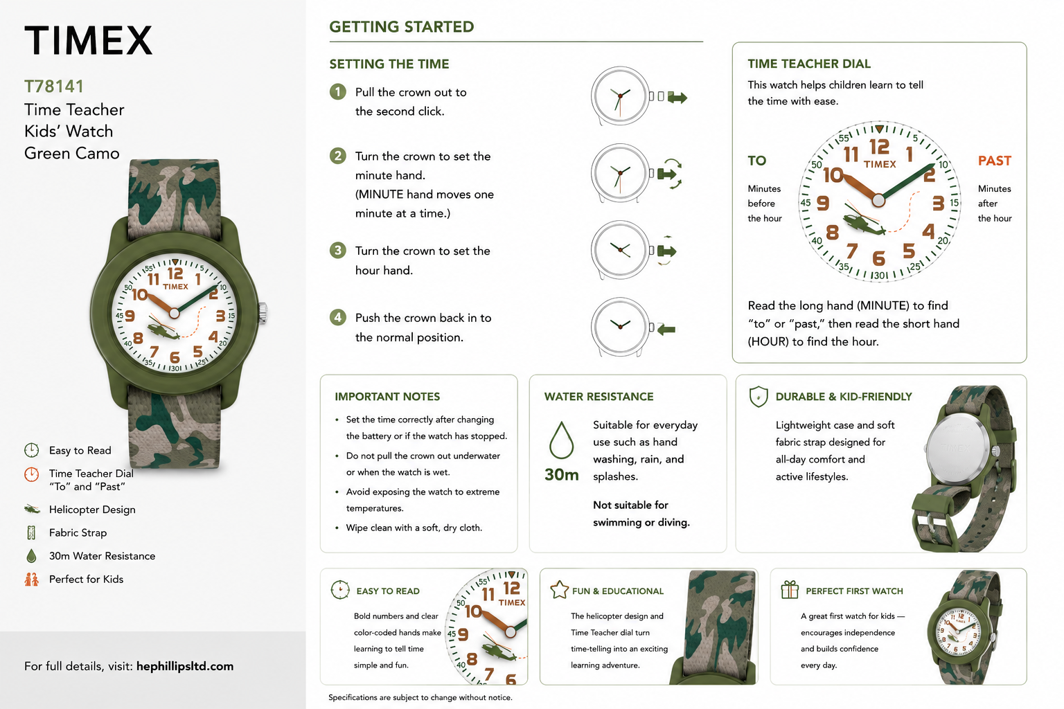 Timex T78141 Operation Guide Diagram